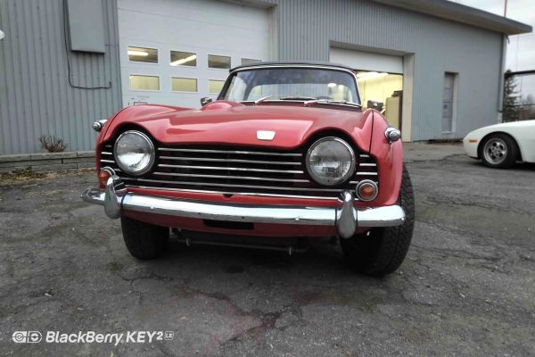 Pierre Marchand's Triumph TR5, commission number 1CP 1713 LP