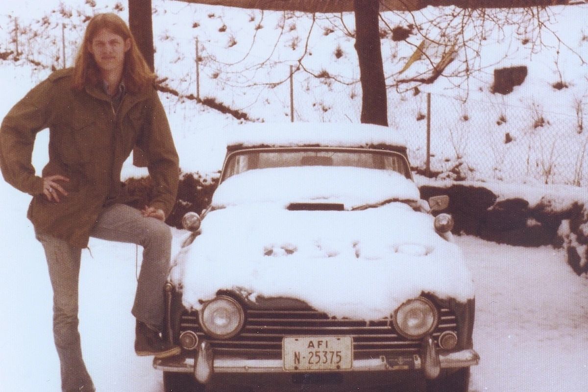 Triumph TR5 during the winter off season